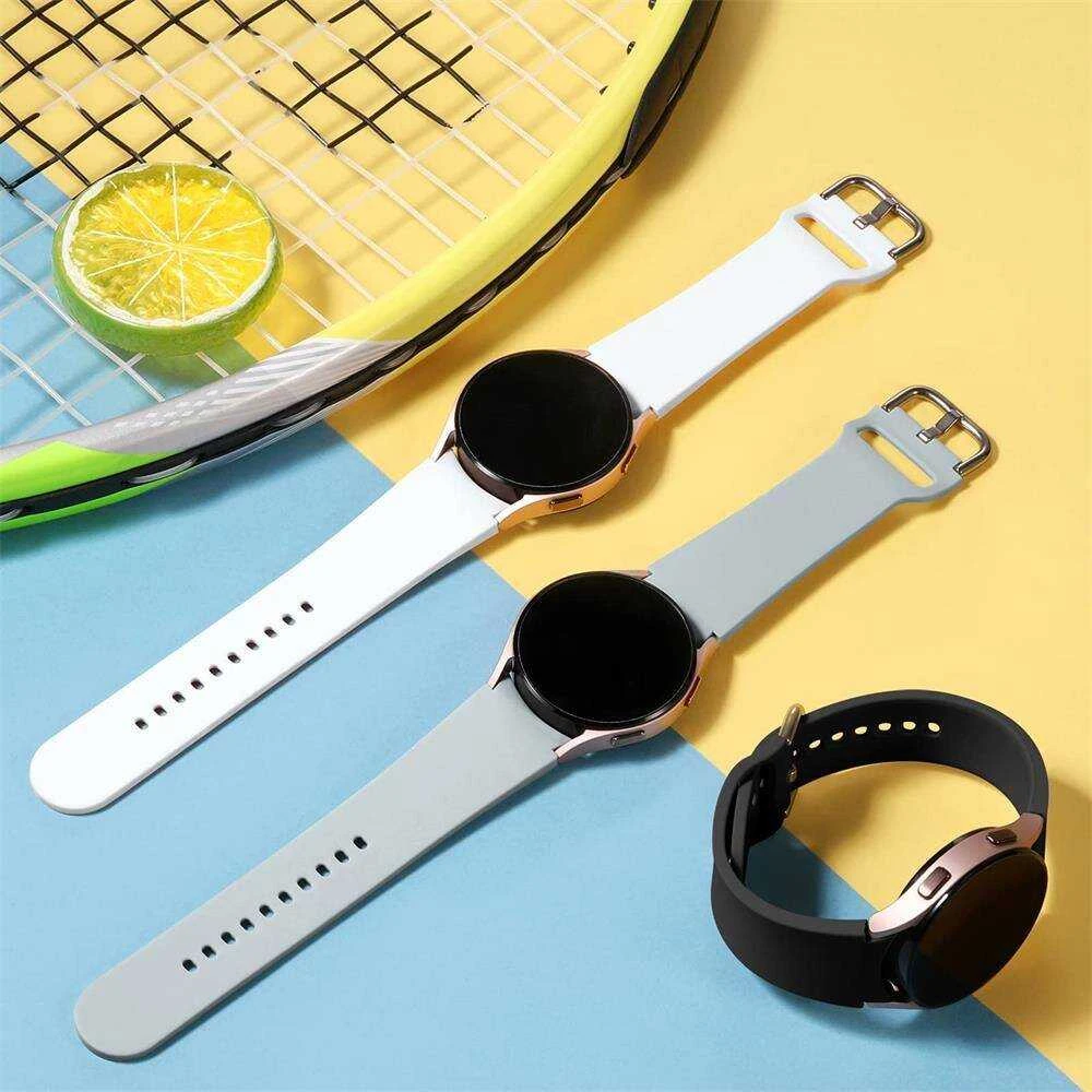 Apyrankė Samsung Galaxy Watch 4 (40mm) / (44mm) / Galaxy Watch 4 Classic (46mm) / (42mm) Tech-Protect IconBand raudonos spalvos