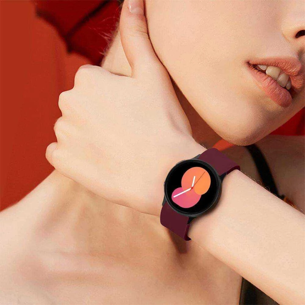 Apyrankė Samsung Galaxy Watch 4 (40mm) / (44mm) / Galaxy Watch 4 Classic (46mm) / (42mm) Tech-Protect IconBand raudonos spalvos