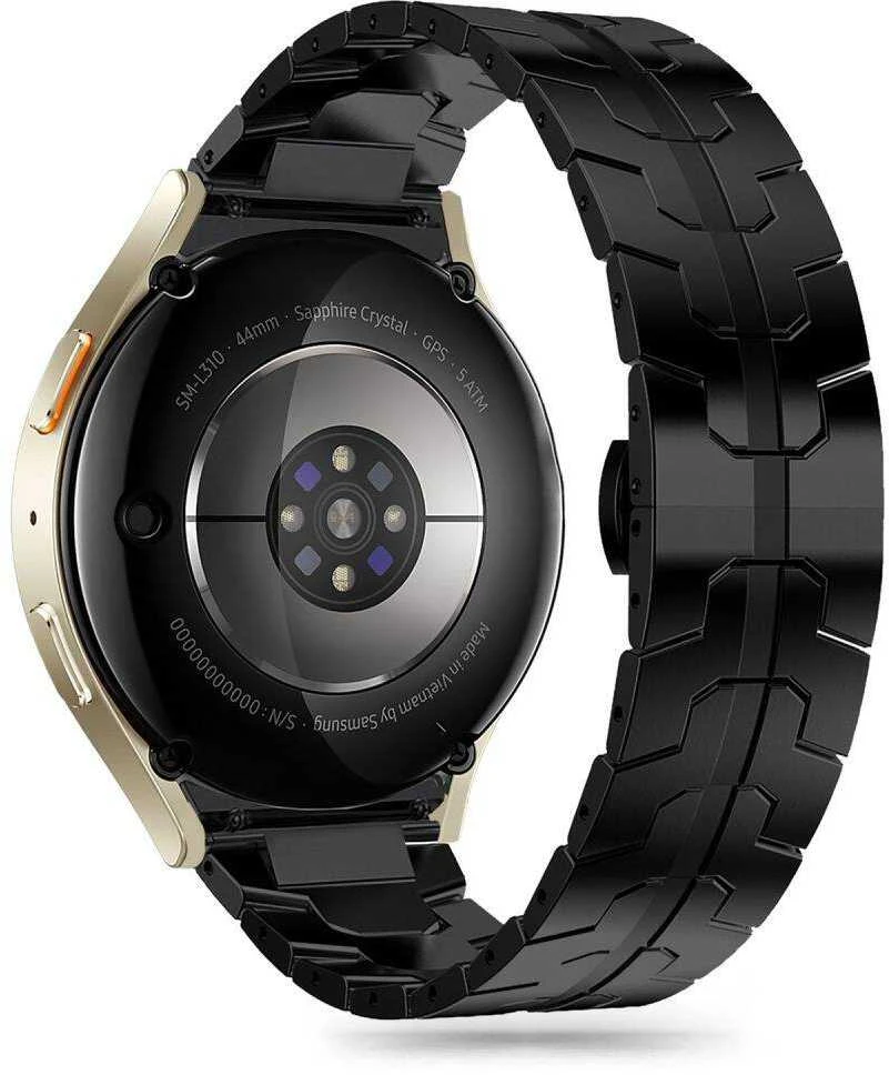 Apyrankė Samsung Galaxy Watch 4 / 5 / 5 PRO / 6 / 7 / FE Tech-Protect Stainless Line juodas