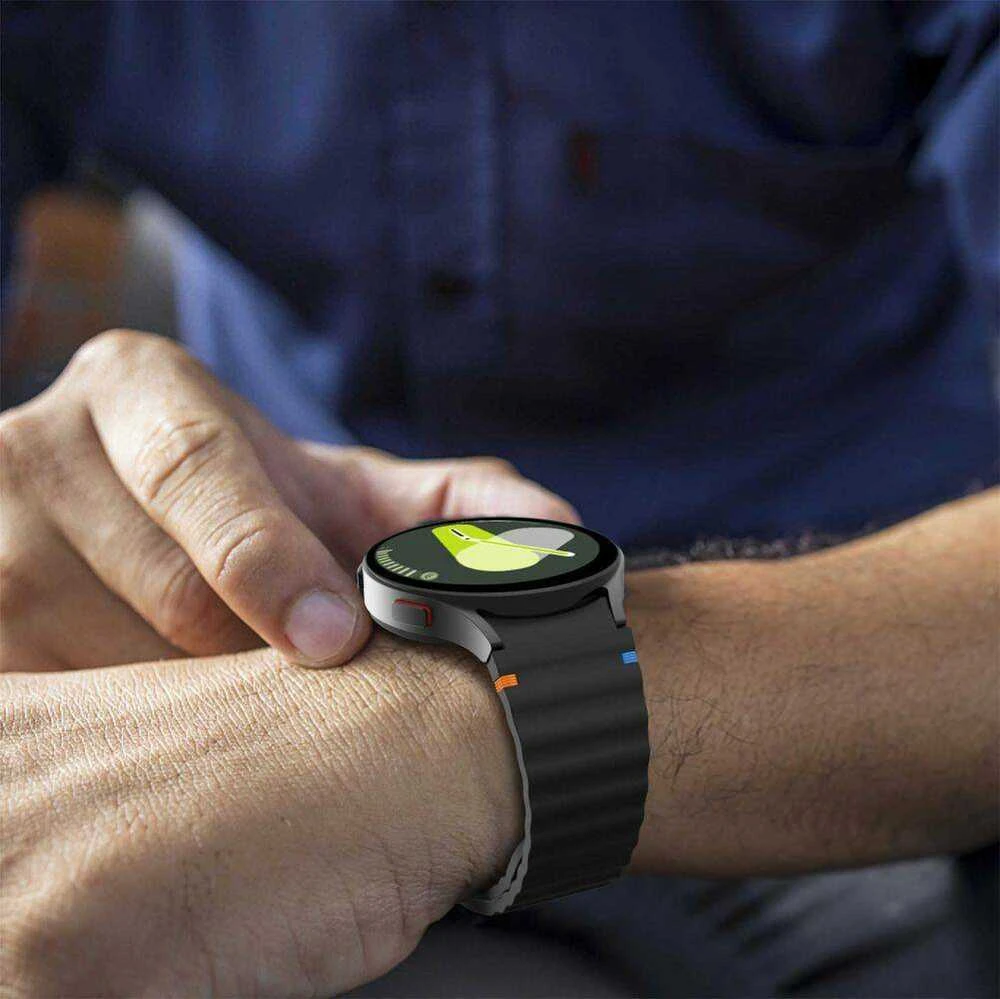 Apyrankė Samsung Galaxy Watch 4 / 5 / 5 PRO / 6 / 7 / FE Tech-Protect silikoninė Sport juodas