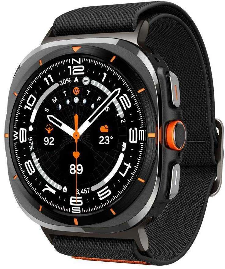 Apyrankė Samsung Galaxy Watch Ultra (47mm) Spigen Fit Lite juodos spalvos