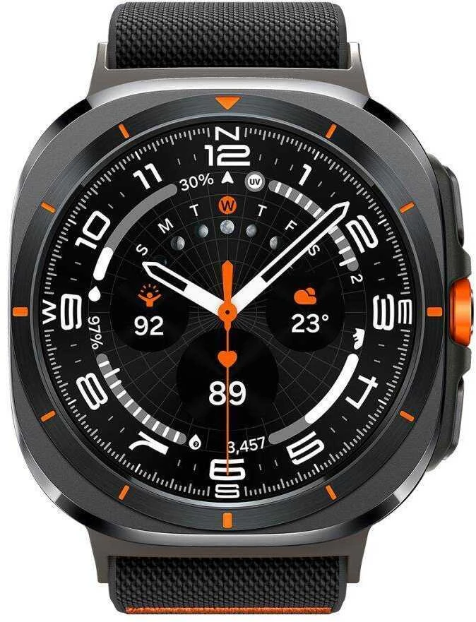 Apyrankė Samsung Galaxy Watch Ultra (47mm) Spigen Fit Lite juodos spalvos