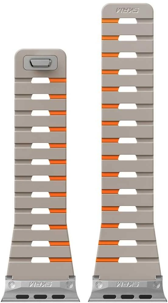 apyrankė Skinarma Gemini for Apple Watch 49/46/45/44 mm pilkas
