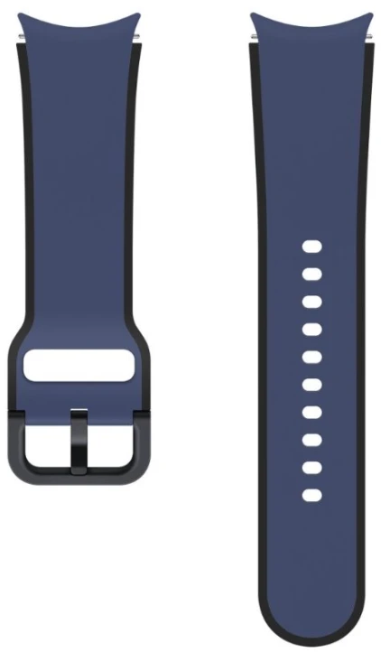 Išmaniojo laikrodžio Samsung Galaxy Watch 4/5 sportinis dirželis, Mėlynos spalvos, S/M