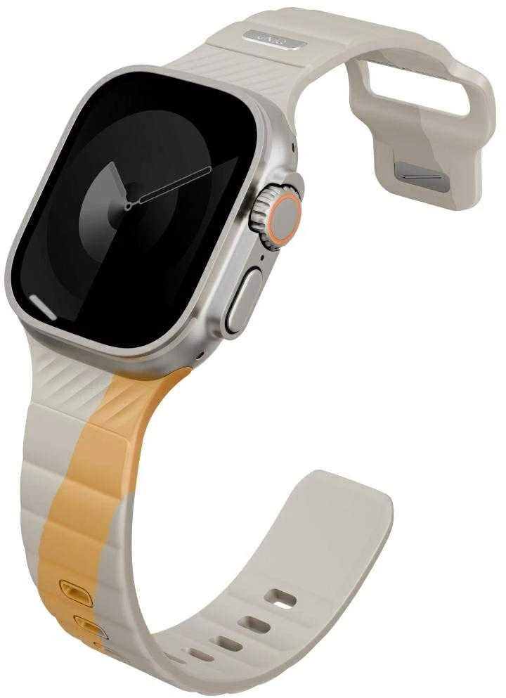 Apyrankė UNIQ Stride De Rubber Apple Watch 49/46/45/44mm, smėlio spalvos
