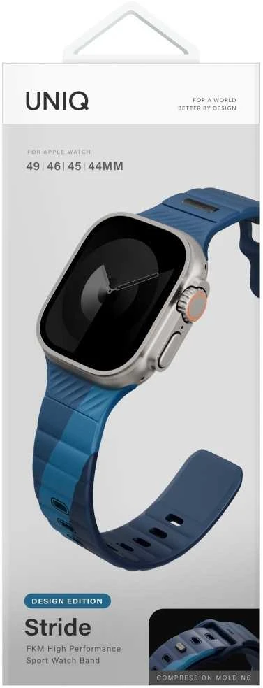 Apyrankė UNIQ Stride De Rubber Apple Watch 49/46/45/44mm storm