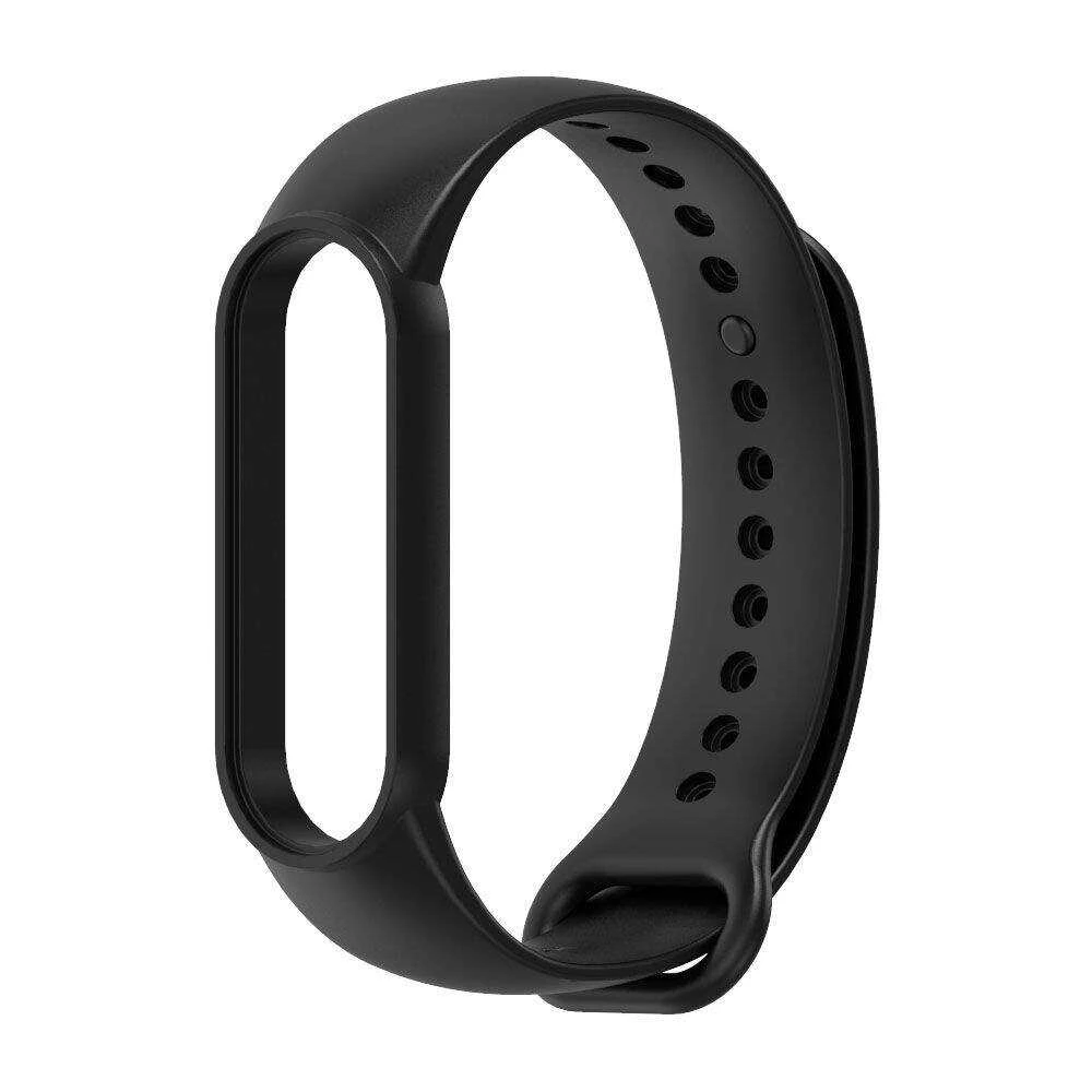 Išmaniosios apyrankės Xiaomi Mi Band 5/6/7 dirželis, Juodos spalvos