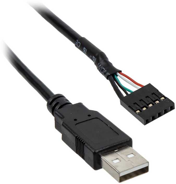 aqua computer „Aqua“ kompiuterio USB kabelis, A tipo kištukas ir lizdo juostelė, 200 cm