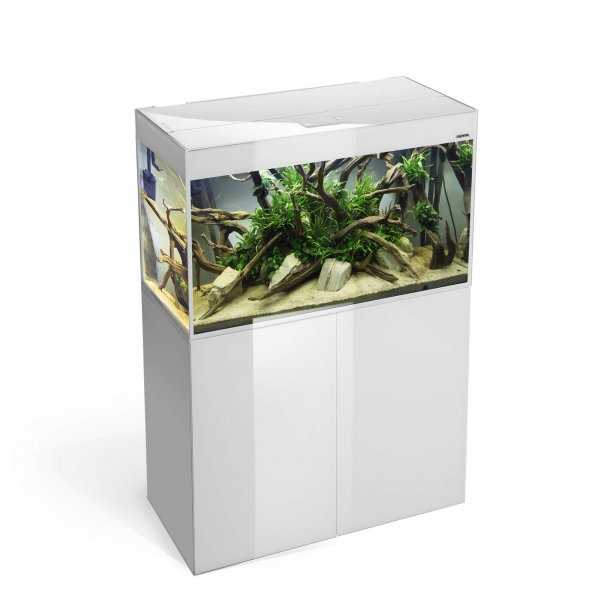 Aquael Glossy 215L LED D&N Baltas