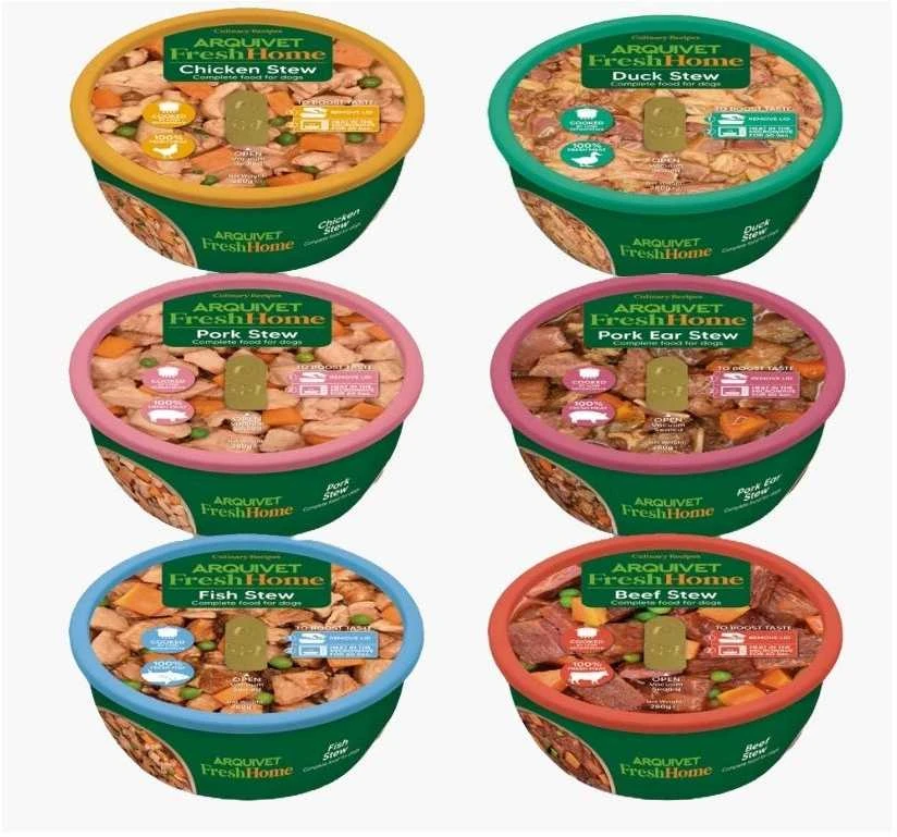 ARQUIVET Fresh Home Mix stews – drėgnas ėdalas šunims – 6x280g