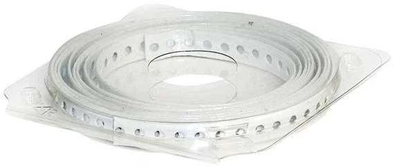 Arras Tvirtinimo juosta, perforuota, 12 x 0.7 mm, 3 m, balta