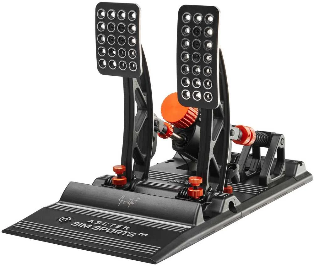 Asetek SimSports Invicta THORP II Pedal Set - juodos spalvos
