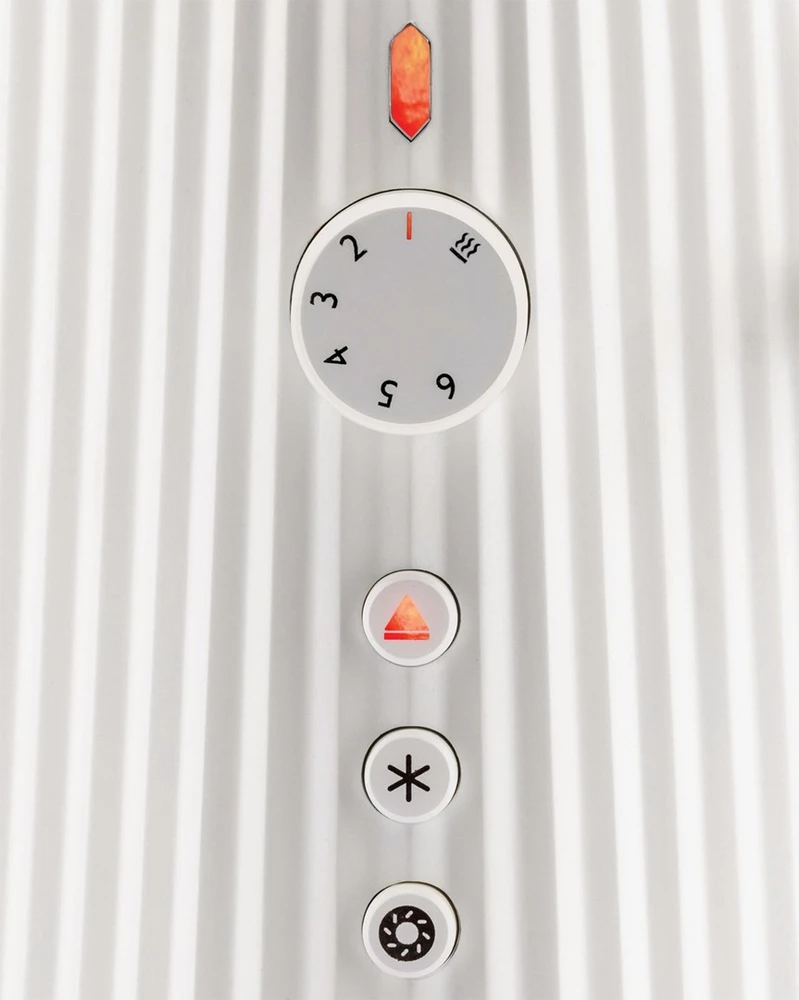Skrudintuvas Toaster Alessi Plisse Baltas