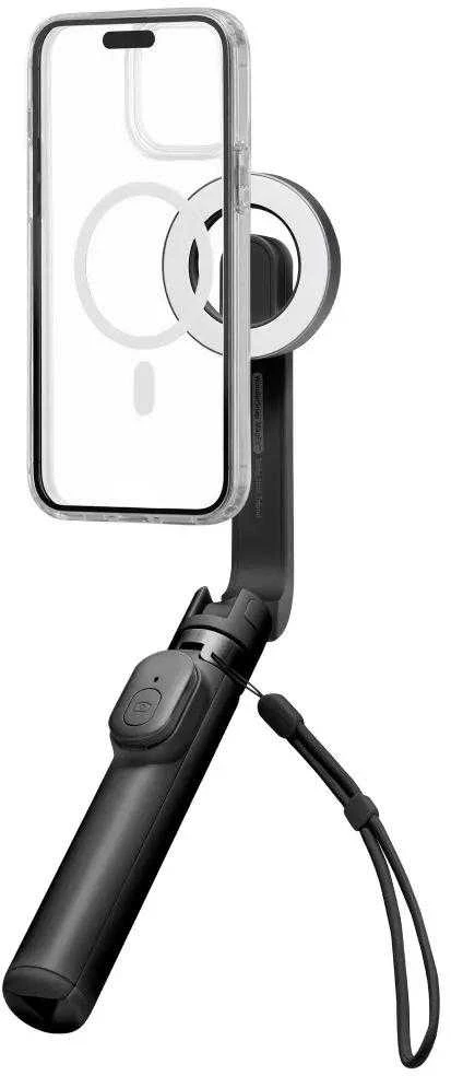 Asmenukių lazda Spigen S571W MagSafe Bluetooth with tripod – juodos spalvos