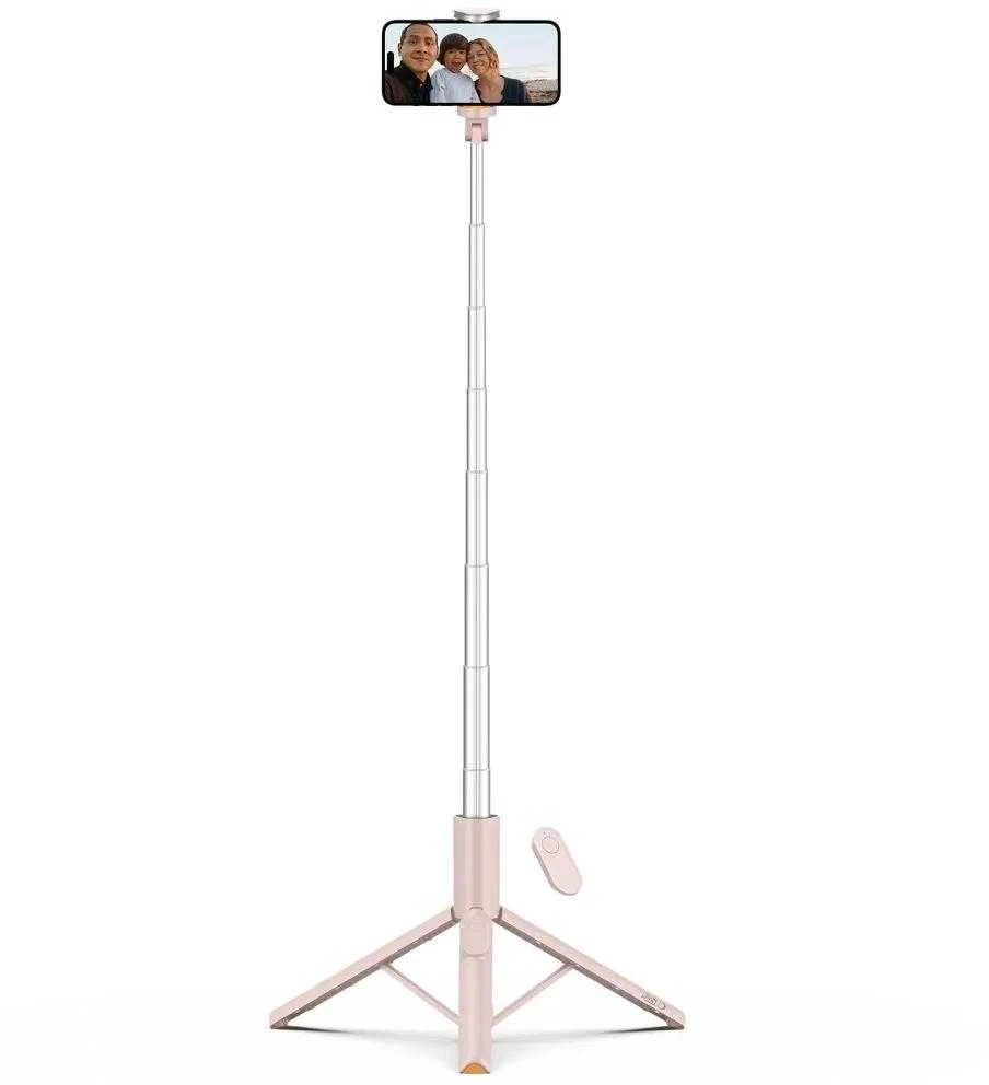 Selfie Stick Tech-Protect L09S with Tripod - Rožinė