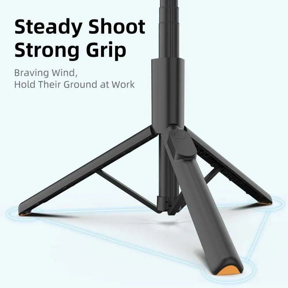 Asmenukių lazda Tech-Protect L09S su trikoju - Juodas