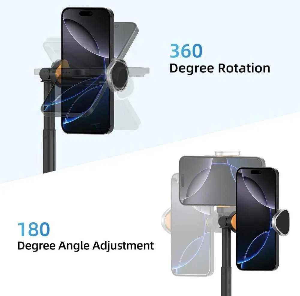 Asmenukių lazda Tech-Protect L09S su trikoju - Juodas
