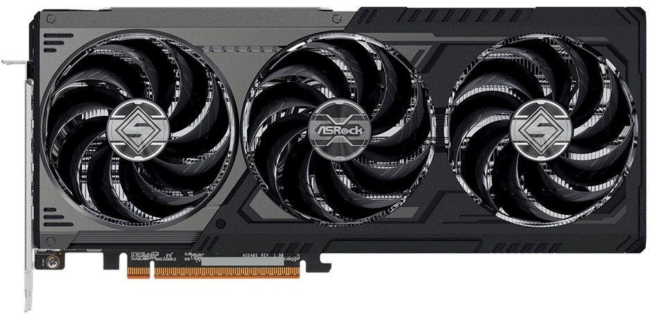 Vaizdo plokštė ASRock Radeon RX 9070 XT Steel Legend Dark 16GB