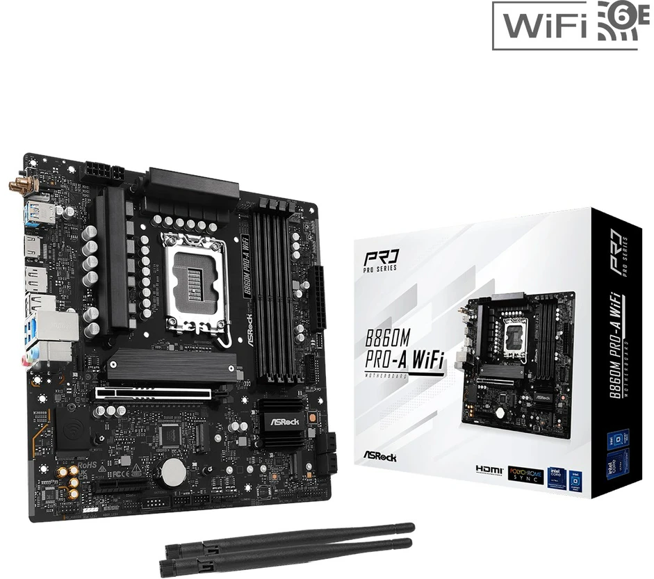 ASRock B860M Pro-A WiFi pagrindinė plokštė
