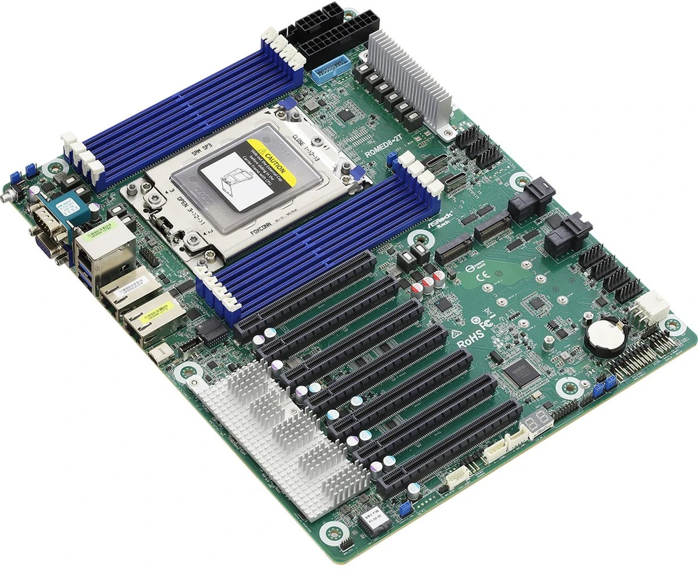 Asrock ROMED8-2T pagrindinė plokštė LGA 4094 ATX