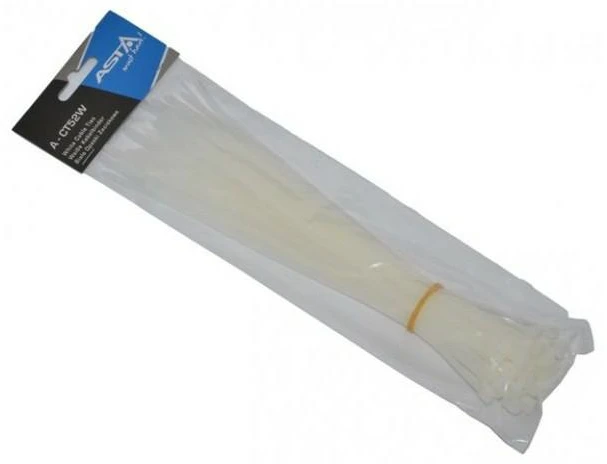 ASTA KABELIŲ SURIŠIMO DIRŽELIAI 5x250mm 50vnt. BALTI