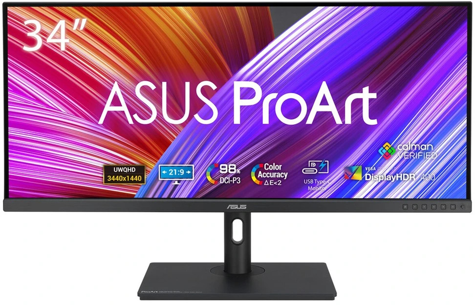 Monitorius ASUS ProArt PA348CGV, 34", IPS, 21:9, Ultrawide, 3440x1440, 120Hz