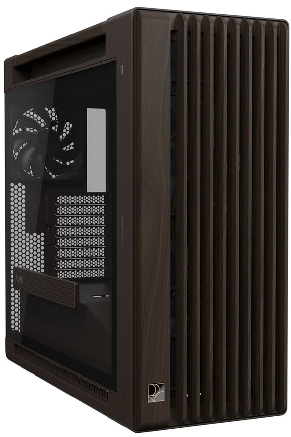 ASUS ProArt PA602 Wood Edition Retro Brown - Midi bokštas su grūdinto stiklo plokšte