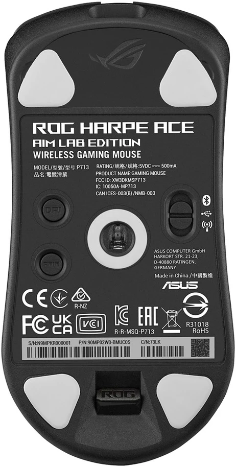Belaidė pelė ASUS ROG Harpe Ace Aim Lab Edition