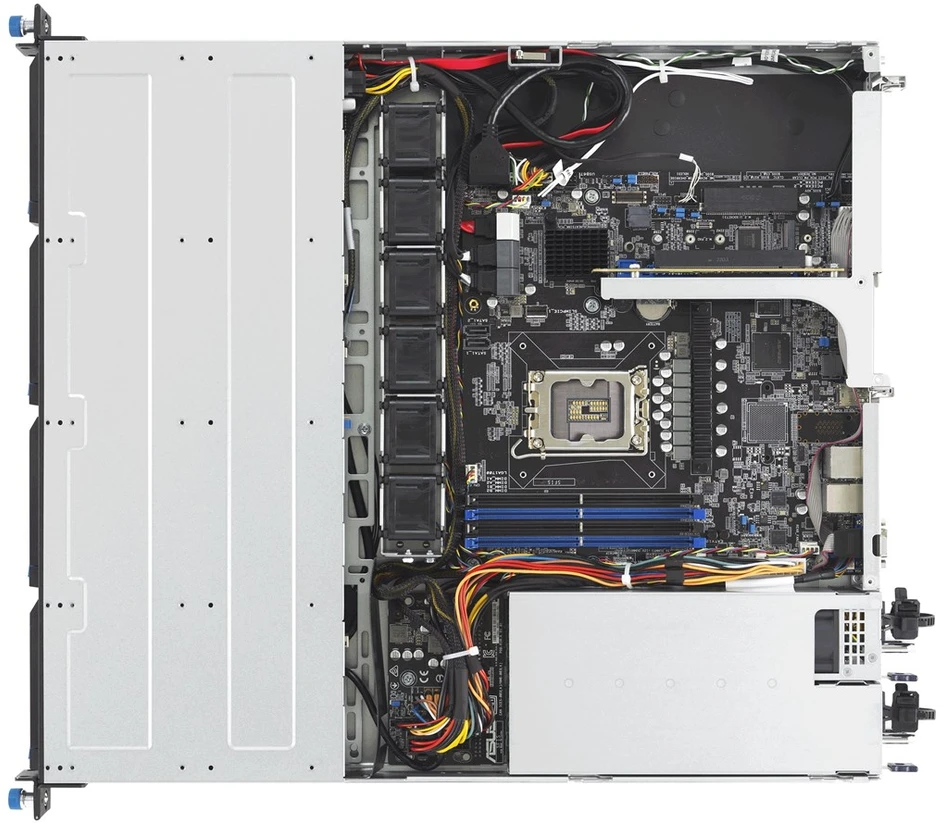 Serveris - ASUS RS300-E12-RS4 Intel C262 1U 4xDDR5 4xNVMe 450W Platinum