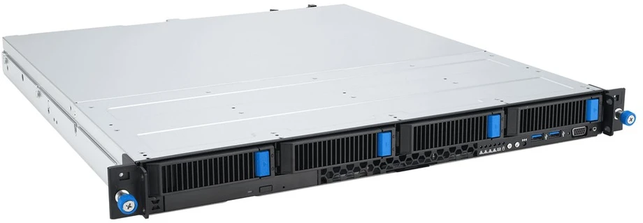 Serveris - ASUS RS300-E12-RS4 Intel C262 1U 4xDDR5 4xNVMe 450W Platinum