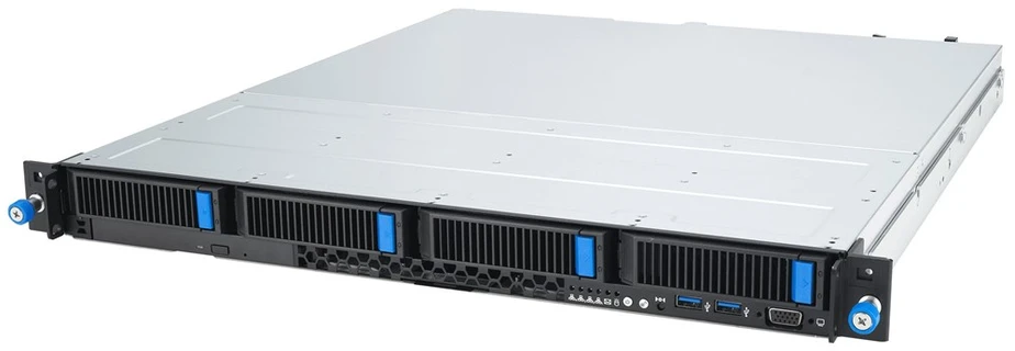 Serveris - ASUS RS300-E12-RS4 Intel C262 1U 4xDDR5 4xNVMe 450W Platinum