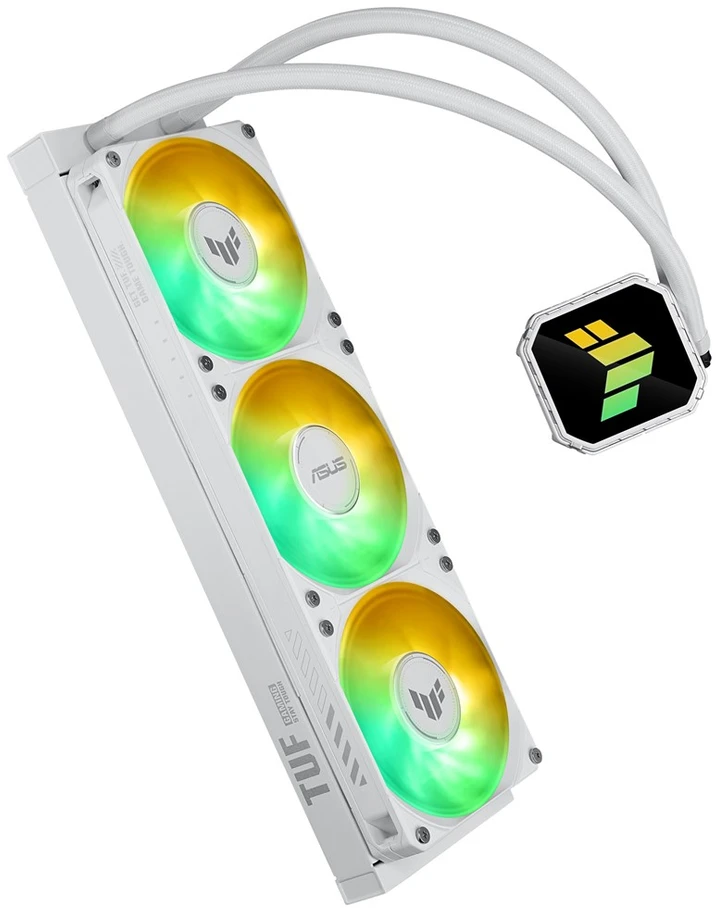 ASUS TUF Gaming LC III 360 ARGB Baltas Edition kompiuterių klasės viskas viename skysčio aušintuvas 12 cm