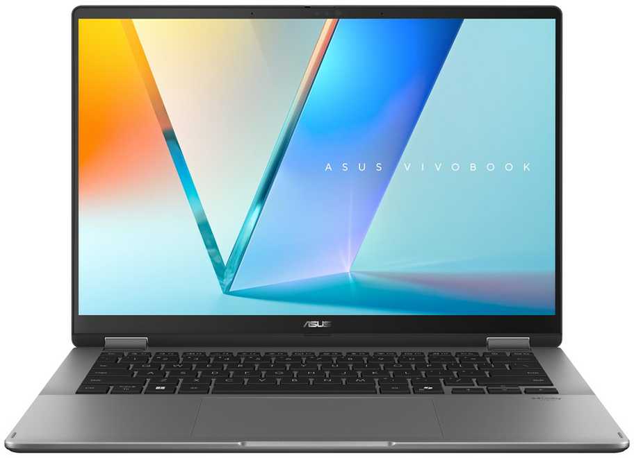 Nešiojamas kompiuteris ASUS Vivobook 14 Flip TP3407SA-DS74T Intel Core Ultra 7 256V hibridinis (2 viename) 35,6 cm (14") Jutiklinis ekranas WUXGA 16 GB LPDDR5x-SDRAM 1 TB SSD Wi-Fi 7 (802.11be) Windows 11 Home Pilkas Naujas Perpakuotas/Perpakuotas (Pažeista pakuotė)