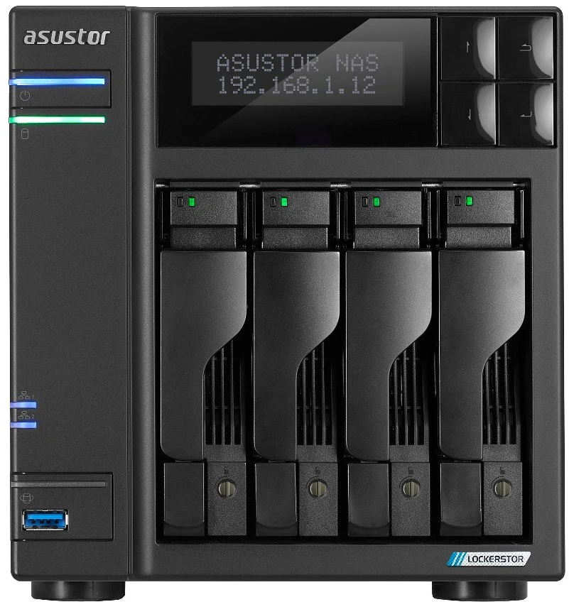 Serveris Asus | Bokštas NAS | AS6704T | Intel Celeron | N5105 | Procesoriaus dažnis 2 GHz | 4 GB | DDR4
