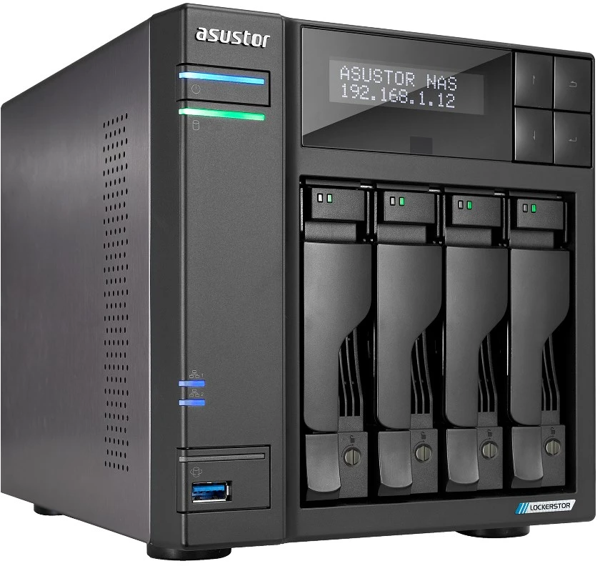 Serveris Asus | Bokštas NAS | AS6704T | Intel Celeron | N5105 | Procesoriaus dažnis 2 GHz | 4 GB | DDR4