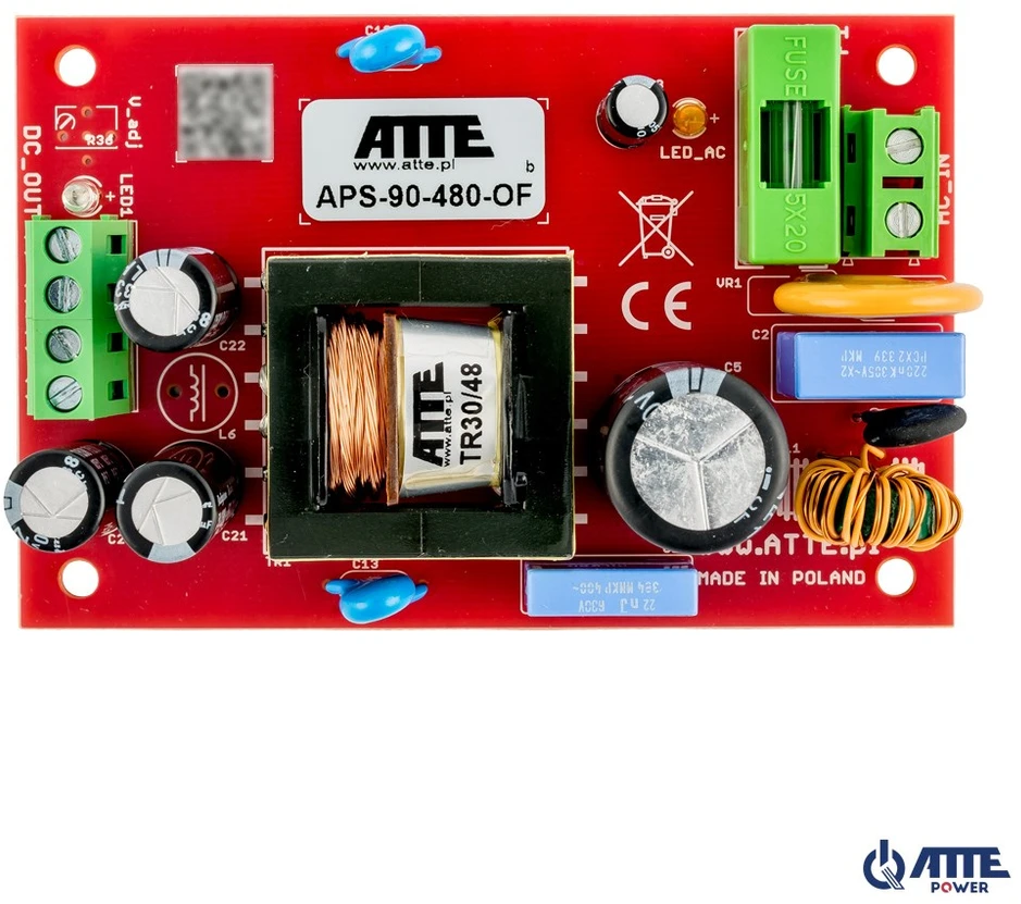 AT3 Maitinimo šaltinis sieciowy SMPS 48V 2A 90W ATTE APS-90-480-OF