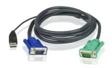 ATEN KVM cable kit, USB+VGA cable, 5.0m, 2L-5205U