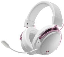 ATK N9 Neptune Ultra Belaidės Ausinės Žaidimams – baltas/rožinė