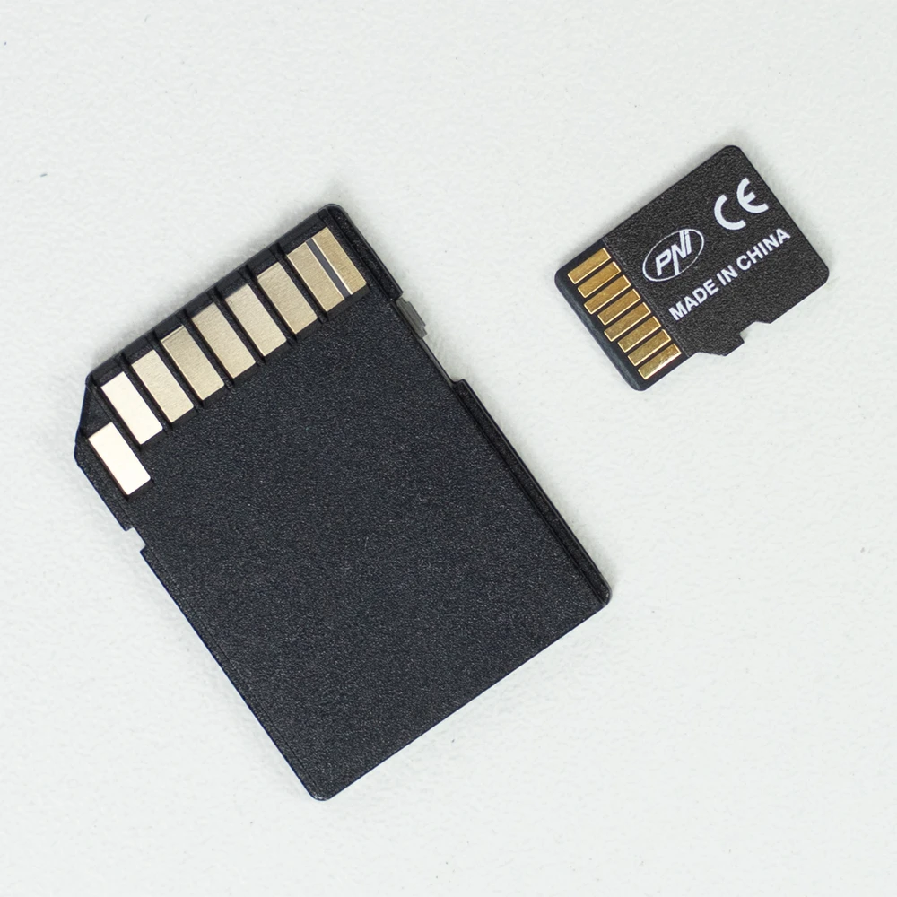 Atminties kortelė 2 dalių PNI 256GB MicroSD atminties kortelių rinkinys su Class 10 SD adapteriu, 80 Mb/s, V30
