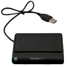 Carruzzo Reiner SCT cyberJack RFID basis RFID skaitytuvas USB 2.0 Juoda