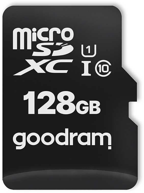 GOODRAM 128GB microSDXC 10 klasės UHS I + adapteris + skaitytuvas