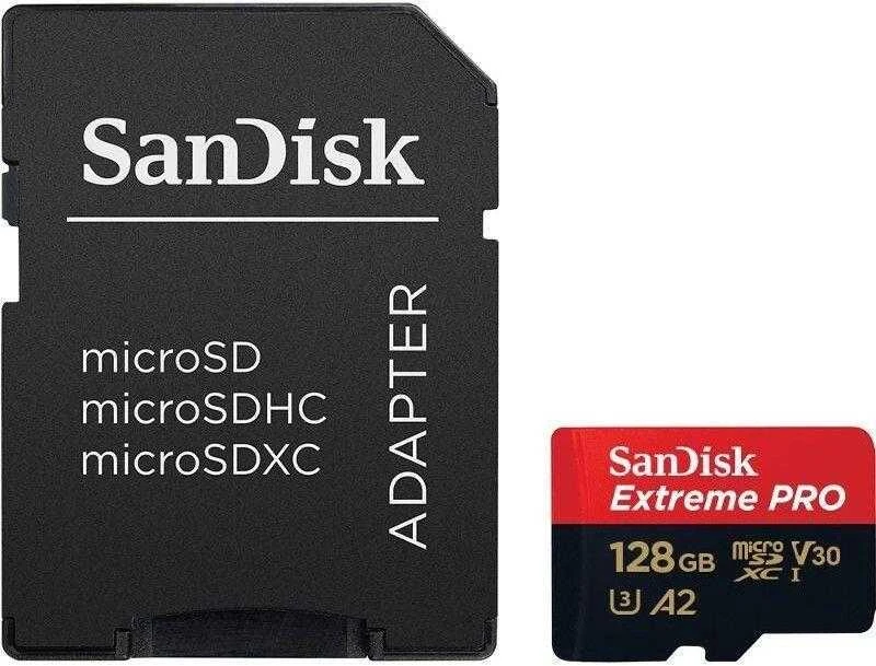 Atminties kortelė SanDisk Extreme PRO microSDXC™ UHS-I CARD, 128 GB