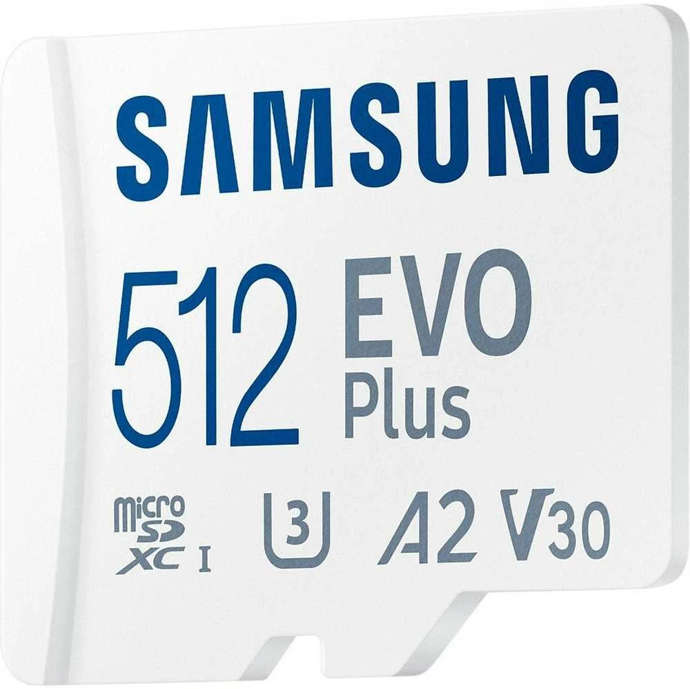 Atminties kortelė Samsung EVO PLUS microSDXC 512GB UHS-I U3