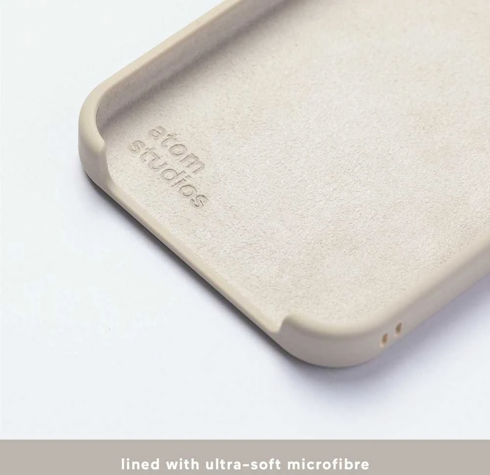 ATOM STUDIOS DĖKLAS SPLIT SILICONE MAGSAFE IPHONE 12 / 12 PRO CALCIUM STONE