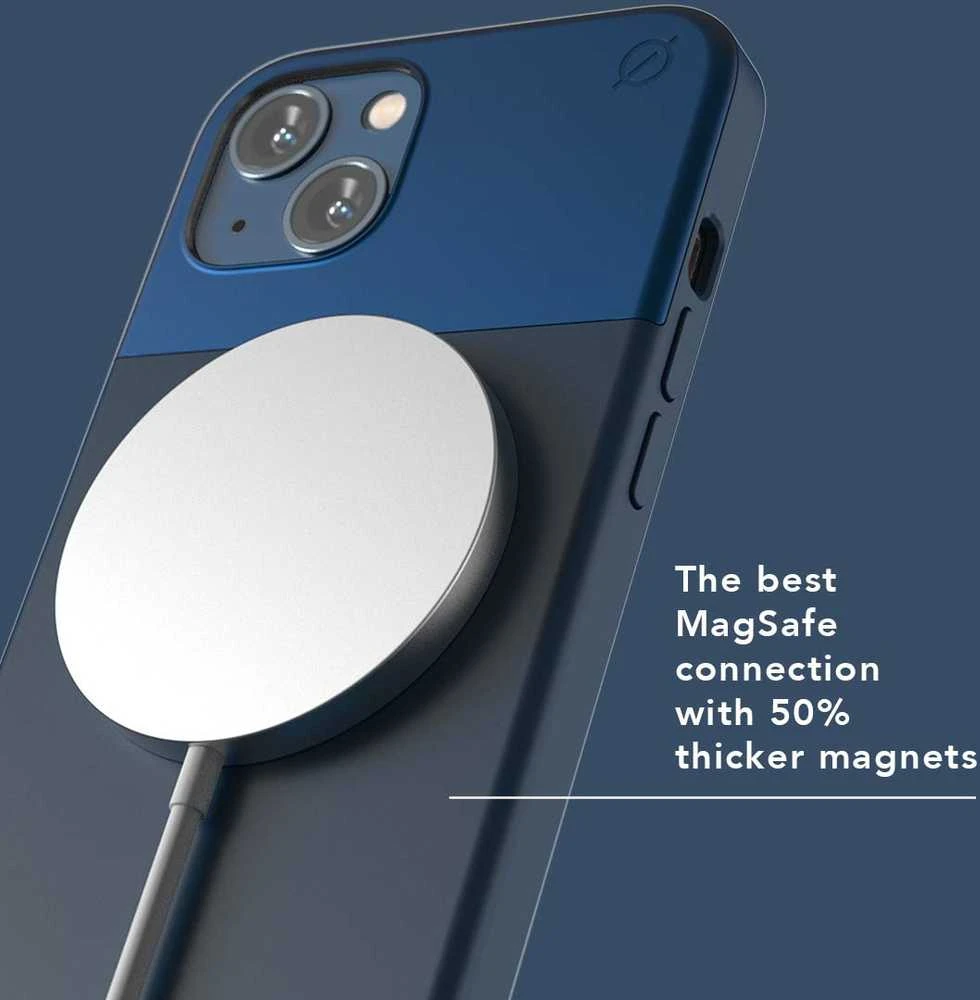 Dėklas Mėlyna ATOM STUDIOS CASE SPLIT SILICONE MAGSAFE IPHONE 13 Mėlynas