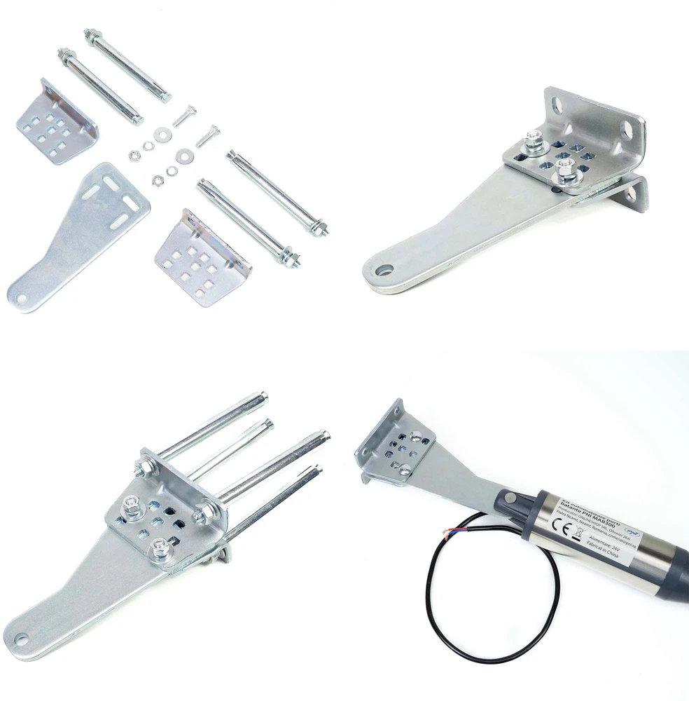 Atveriamų vartų automatikos komplektas PNI MAB300, su 2 40W varikliais, nuotolinio valdymo pulteliais ir valdymo bloku, fotoelementais ir signaline lempa, vartų ilgis iki 2 x 2.5m, vartų svoris 200kg