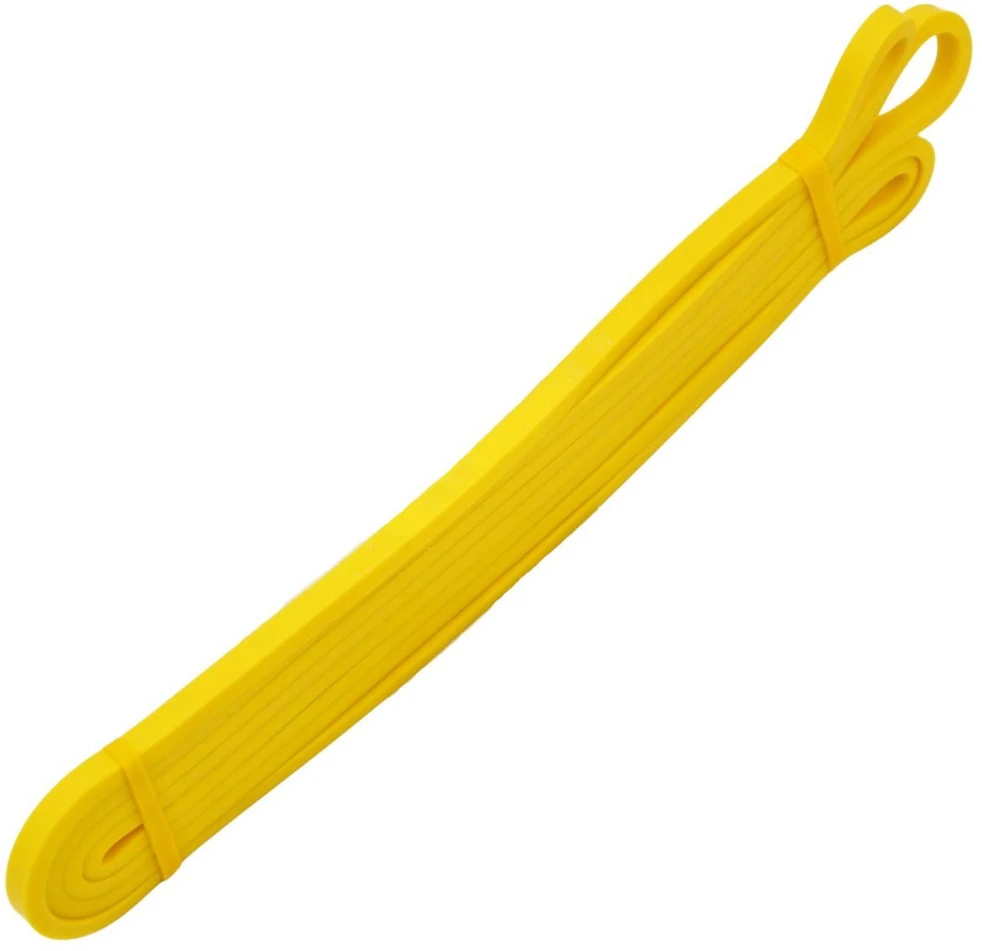 Auchan Polska GUMINĖ PASIPRIEŠINIMO JUOSTA TRENIRUOTĖMS POWER BAND GELTONA REA TAPE 330104