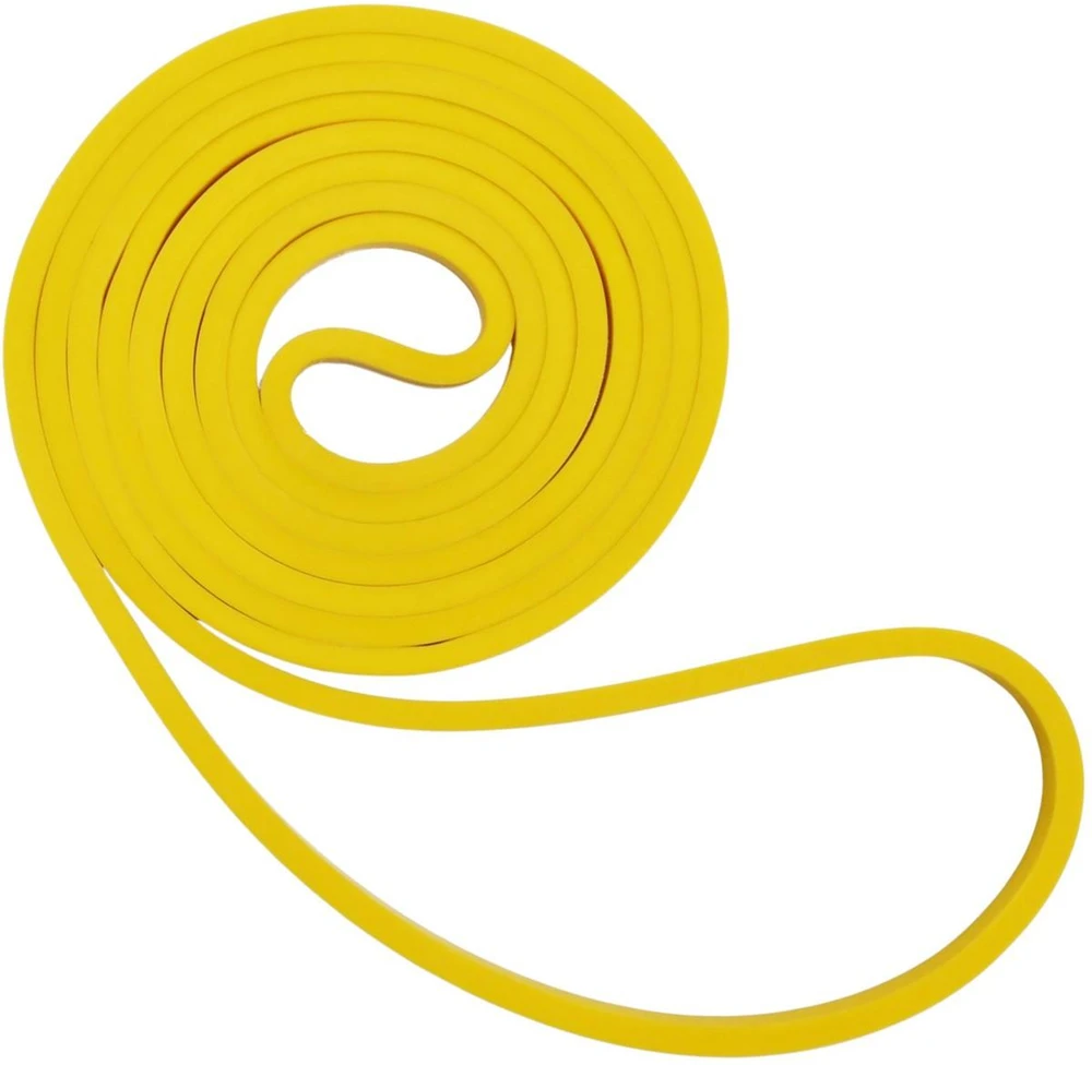 Auchan Polska GUMINĖ PASIPRIEŠINIMO JUOSTA TRENIRUOTĖMS POWER BAND GELTONA REA TAPE 330104