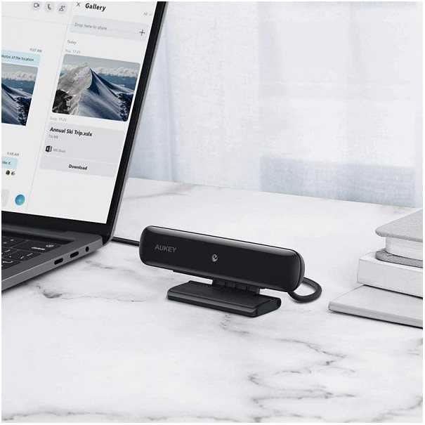 Internetinė kamera Aukey PCW1, Full HD Juoda
