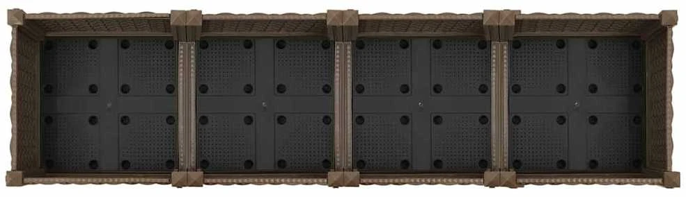 Aukštas lovelis, 160x40x23cm, polipropilenas